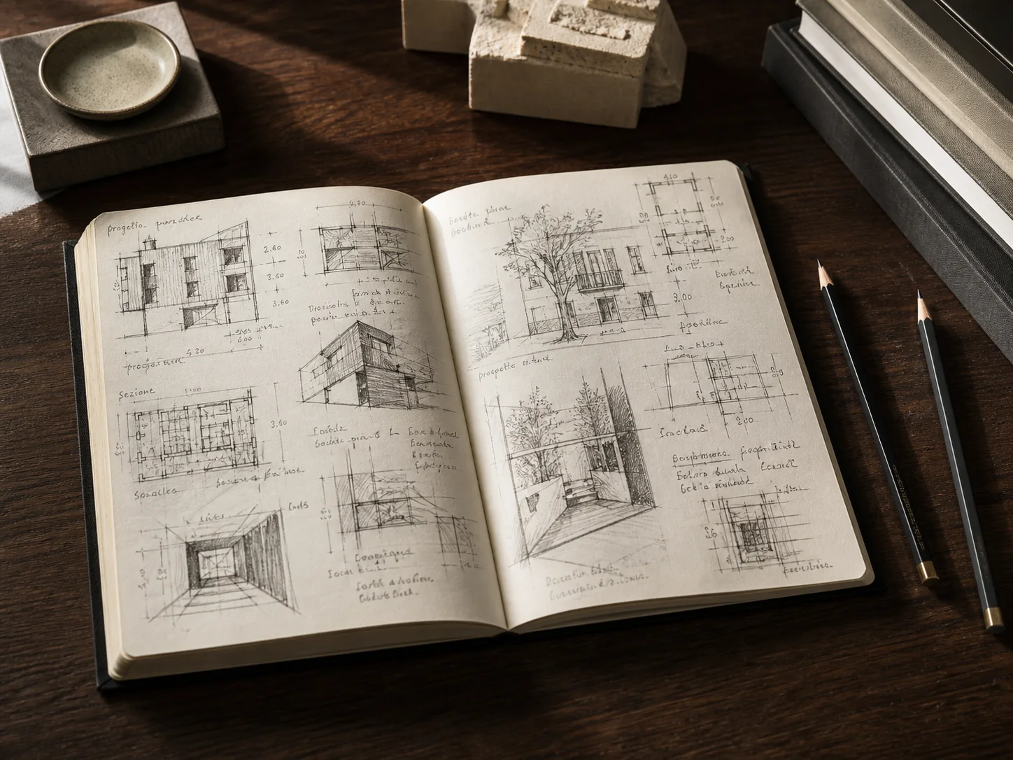 Taccuino di architettura e cantiere
